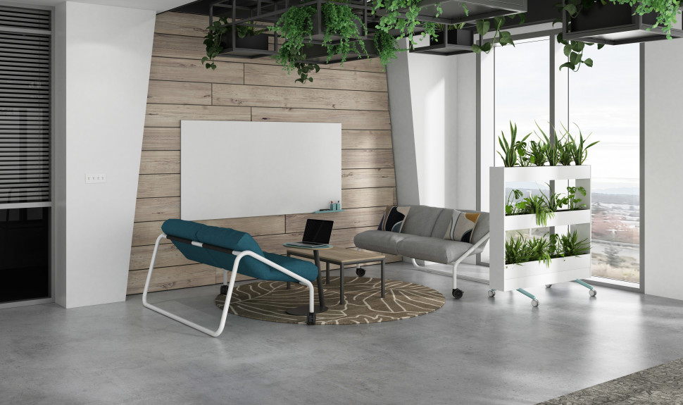 Tertiary Image - Allé Sofa and Planter 