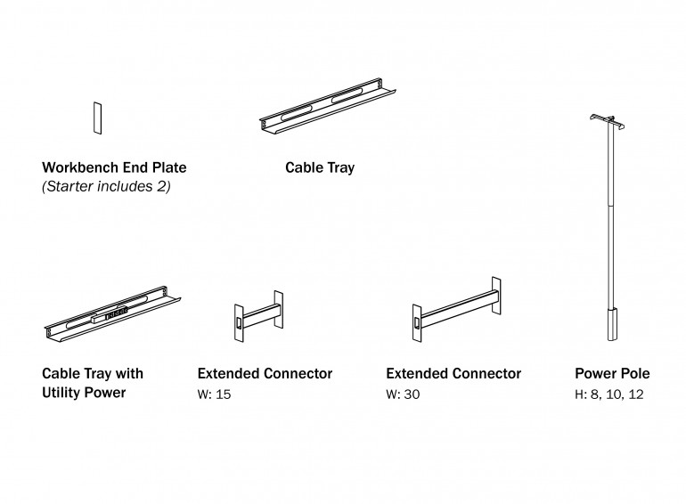 Ed Bench Optional Accessories