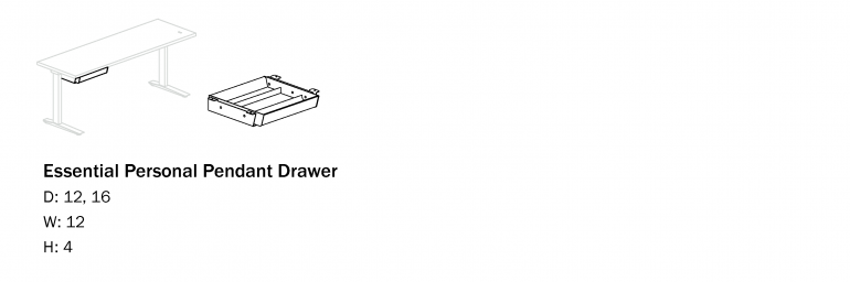 Essential Pendant Drawer