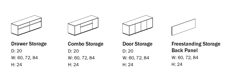 Tia Freestanding Credenza