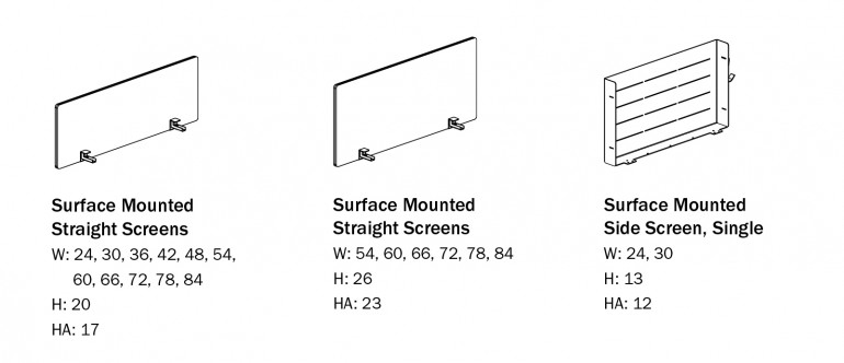 Ed Bench Acc - Straight Screen