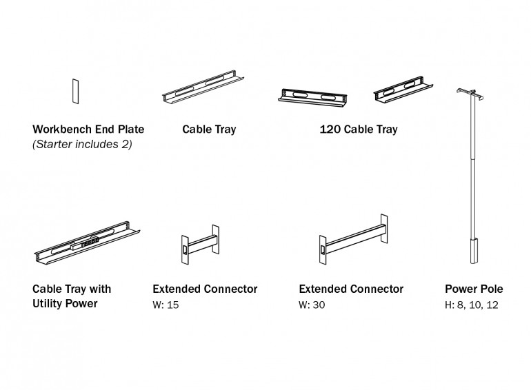 Ed Bench Optional Accessories